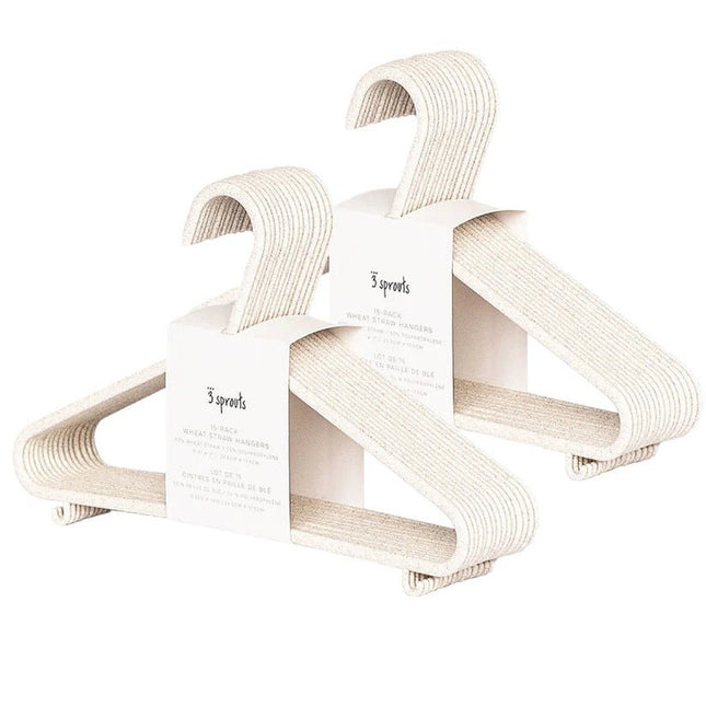 Colgadores ecol—gicos Crema (Set de 30)