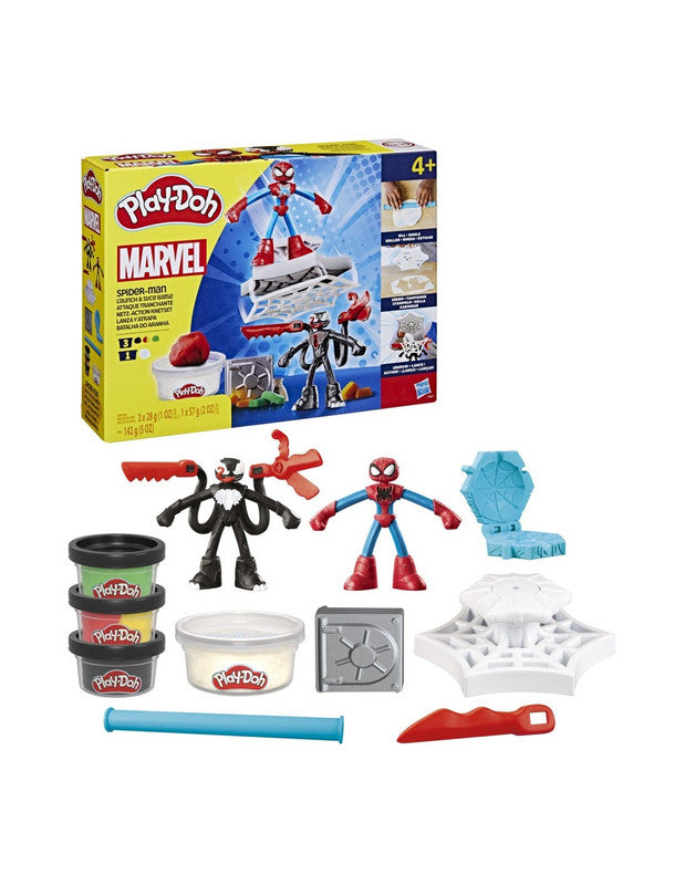 PLAY-DOH SPIDER-MAN LANZA Y ATRAPA
