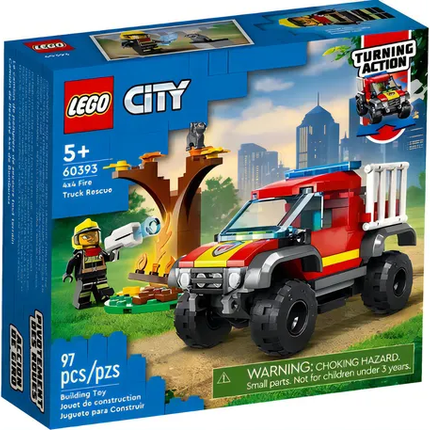 LEGO CITY CAMIÓN DE RESCATE 4X4 DE BOMBEROS