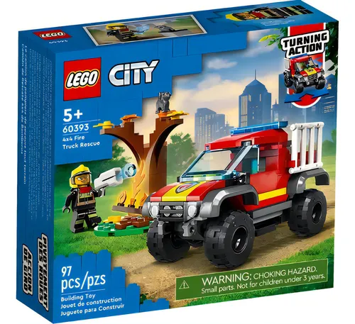 LEGO CITY CAMIÓN DE RESCATE 4X4 DE BOMBEROS