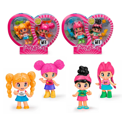 PACK 2 MUÑECAS MEJORES AMIGAS PINYPON