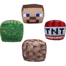 PELUCHE MINECRAFT CUBO 12CM CON CLIP SURTIDO 4 DISEÑOS