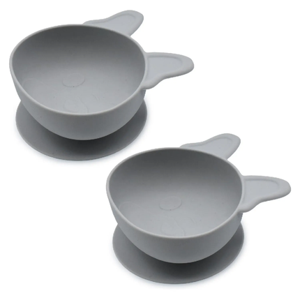 Pack De 2 Bowls De Silicona Con Succión Bulldog
