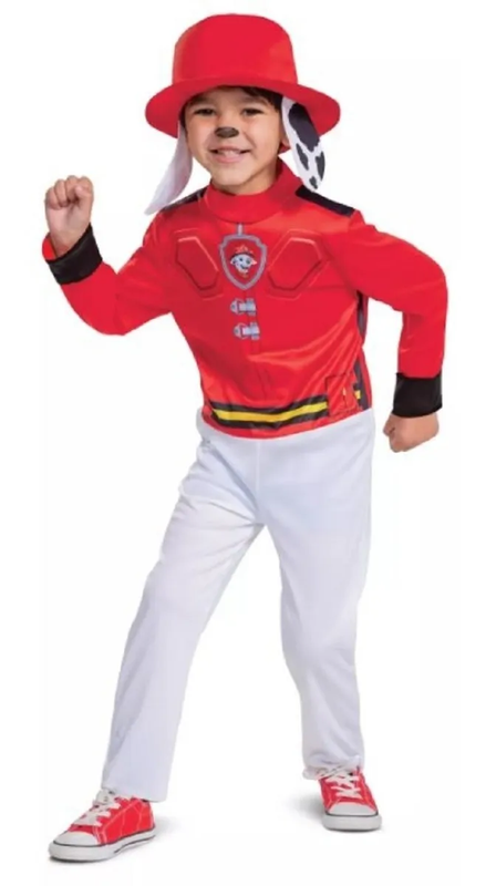 Paw Patrol - Disfraz Basico Marshall Talla M