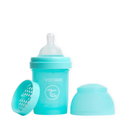 Mamadera Twistshake Anti-Cólico 125ml Azul Pastel