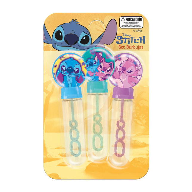 SET  BURBUJAS STITCH DISNEY