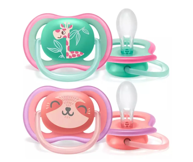 2 Chupetes 18m+ Pink
