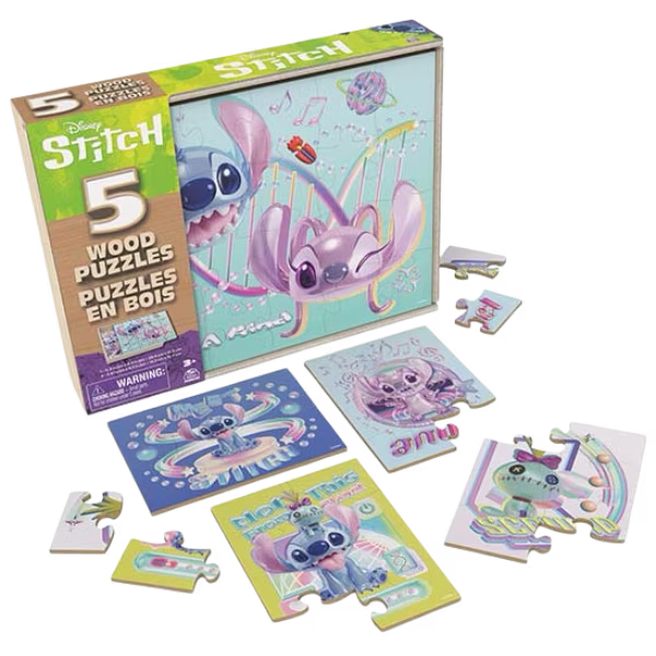 PUZZLE STITCH DE MADERA 5 EN 1
