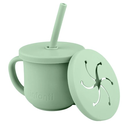 VASO 2 EN 1 CON ASAS VERDE
