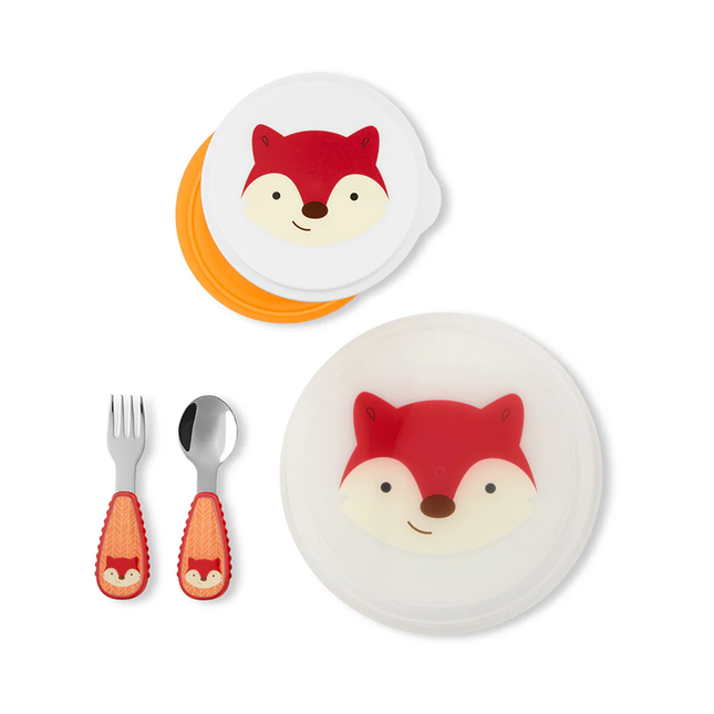 ZOO Table Ready Mealtime Set- Fox