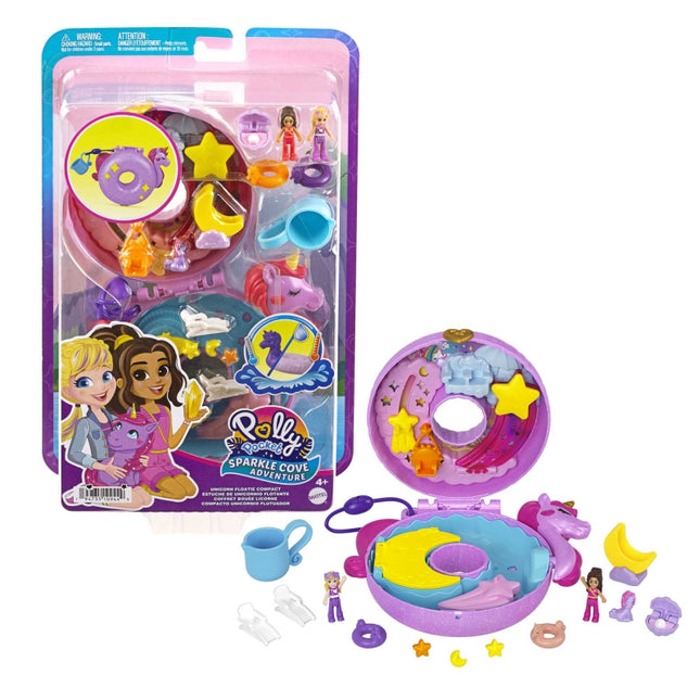 Polly Pocket Set de Juego Compacto de Conchita Bahia Magica