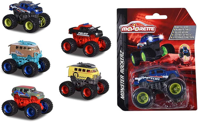 MAJORETTE  ROCKERZ 4X4 ,  6 SURT.