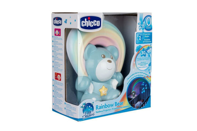 Proyector Osito Arcoiris de Chicco Azul