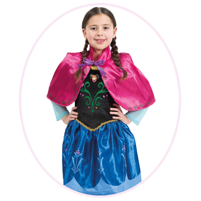 DISFRAZ PARA NIÑA ANNA  3 -4 AÑOS