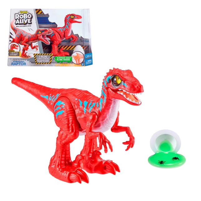 DINOSAURIO RAPTOR ROBO ALIVE ZURU