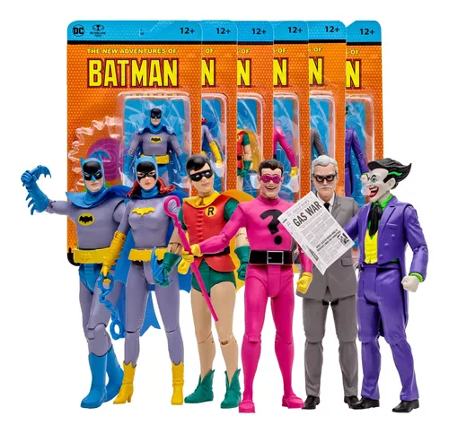 FIGURA DC RETRO 15 CMS BATMAN 66 DE MC FARLANE