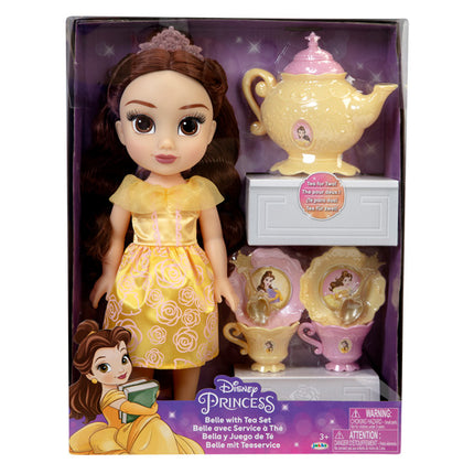 MUÑECA DISNEY PRINC. BELLA FULL FASHION C/JUEGO DE TÉ