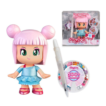 MUÑECA 17 CM PARA DECORAR POP & SHINE DE PINYPON