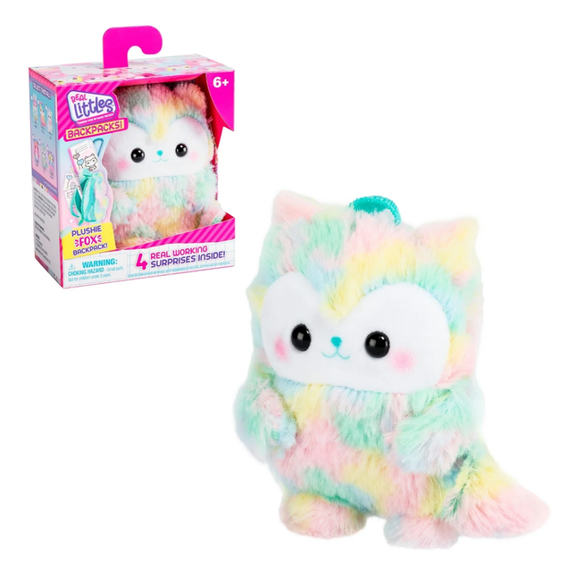 MOCHILA PELUCHE CON ACCESORIOS REAL LITTLES SURTIDO