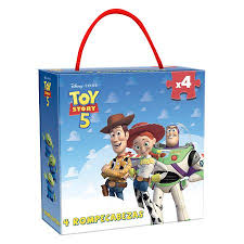 PUZZLE TOY STORY 5 DE 60 PZS 4 EN 1