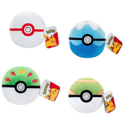 POKÉMON PELUCHE POKEBOLA 10 CM ASST