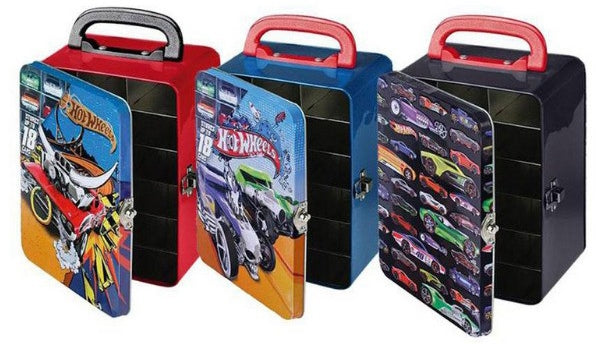 CAJA METALICA PORTA AUTOS HOTWHEELS SURTIDO
