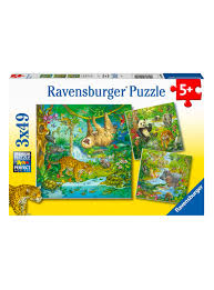 Puzzle Diversión en la selva - 3x49