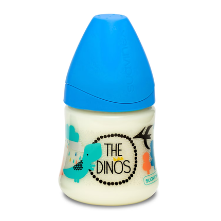 MAMADERA 150 ML TETINA REDONDA LATEX DINO AZ