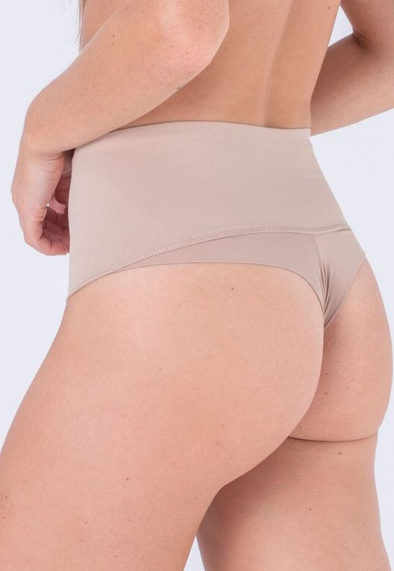 COLALESS CINTURA ALTA CON REFUERZO EN EL ABDOMEN SIN COSTURAS PALO ROSA 2XL PALO ROSA