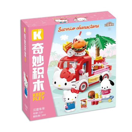 Camión de Comida Rápida Hello Kitty & Pochacco Bloques de Construcción 310 pcs