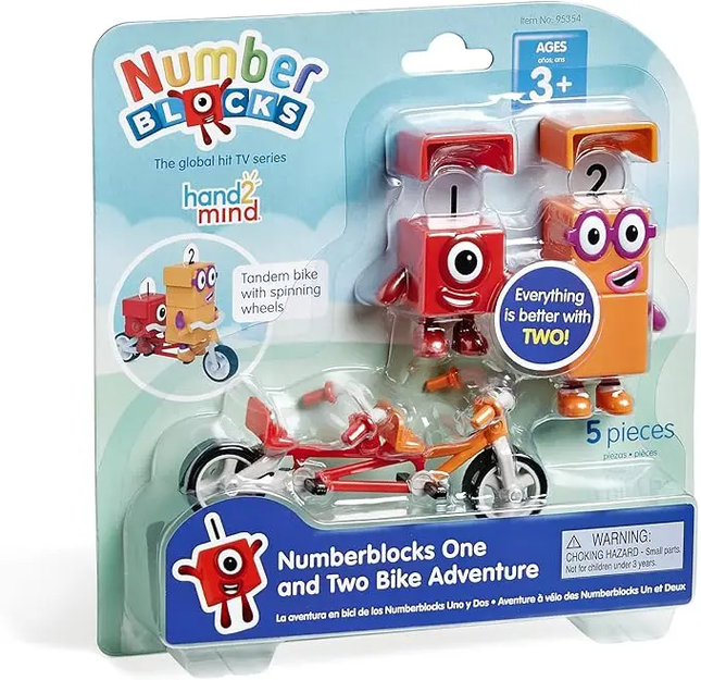 Numberblocks, Figures, One and Two Bike Adventure
