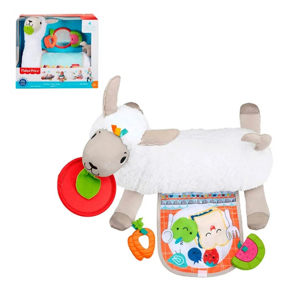 Fisher-Price Juguete para Bebes Cojin Actividades de Llama