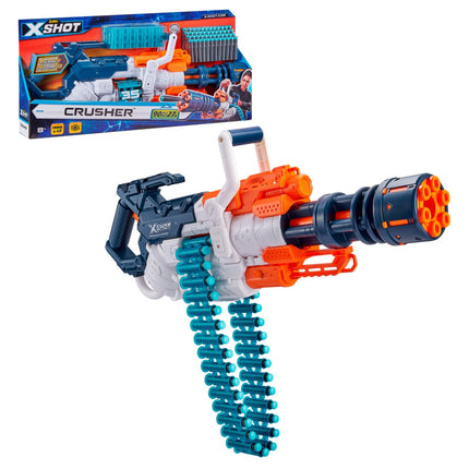 LANZADOR CRUSHER CON 48 DARDOS X-SHOT