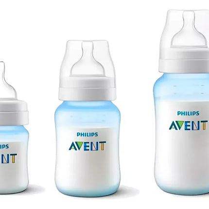 NUEVA! ANTI-COLIC SET TRIPLE PACK BLU