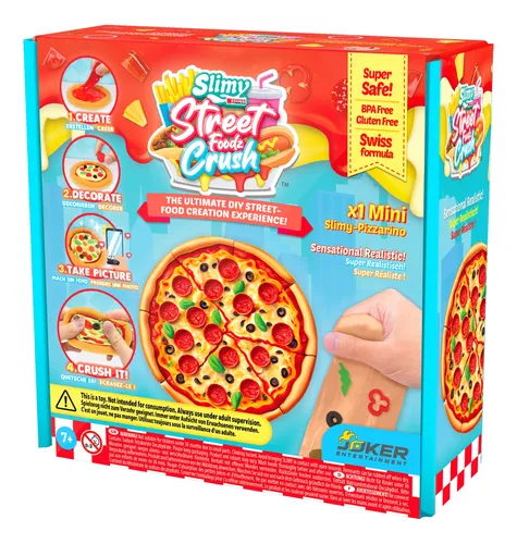 SLIMY DIY STREET FOOD CRUSH MINI - PIZZA