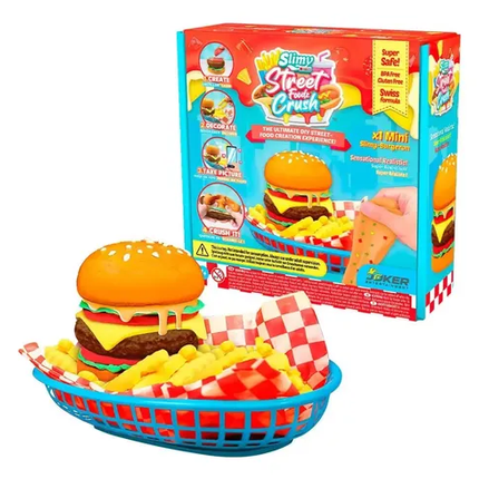 SLIMY DIY STREET FOOD CRUSH MINI - BURGER