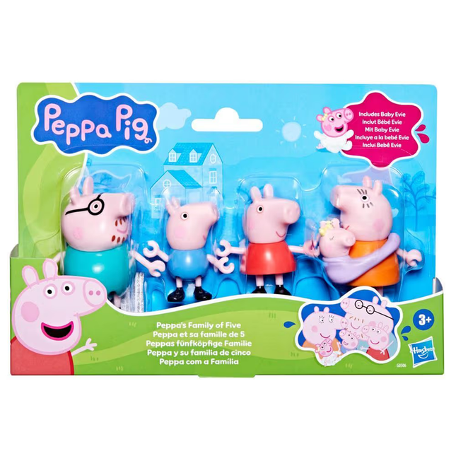 PEPPA PIG NEW FAMILY 5 PACK
