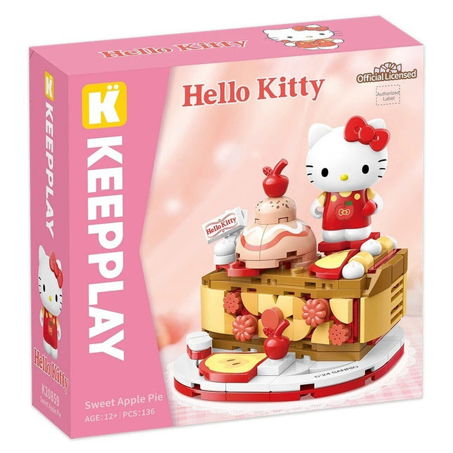 Hello Kitty Pie de manzana  Bloques de Construcción 136 pcs