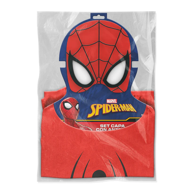 SET CAPA SPIDERMAN C/ ANTIFAZ MARVEL