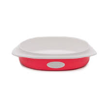 Plato grande rojo