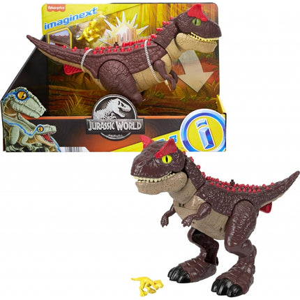 Imaginext Dinosaurio de Juguete Carnotaurus Modo Defensa