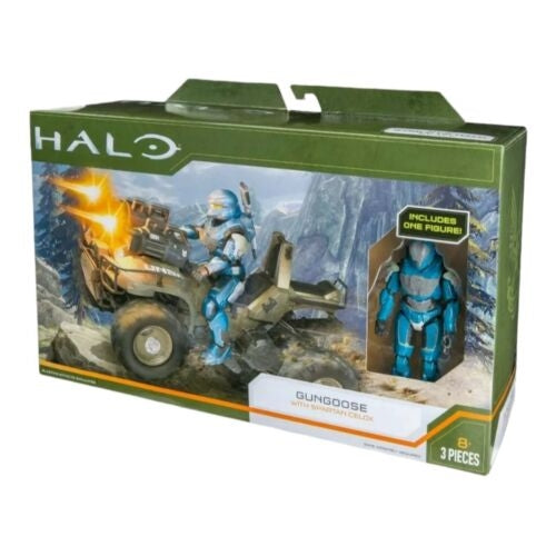 HLW - LARGE VEHICLE (FIGURE y VEHICLE) - SPARTAN CELOX y GUN