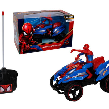 CUATRIMOTO R/C CON FIGURA SPIDERMAN