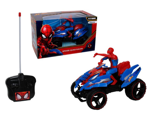 CUATRIMOTO R/C CON FIGURA SPIDERMAN