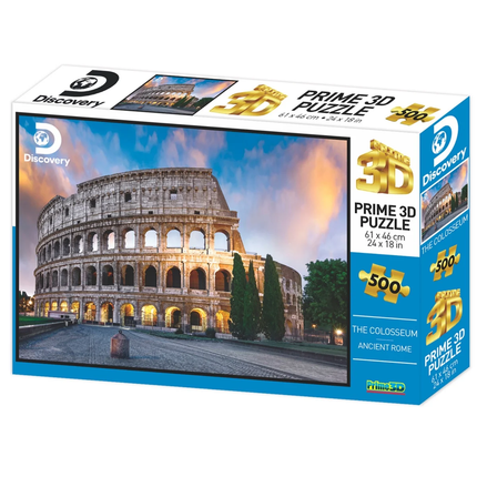 PUZZLE 3D DE 500 PIEZAS - COLISEO DE ROMA