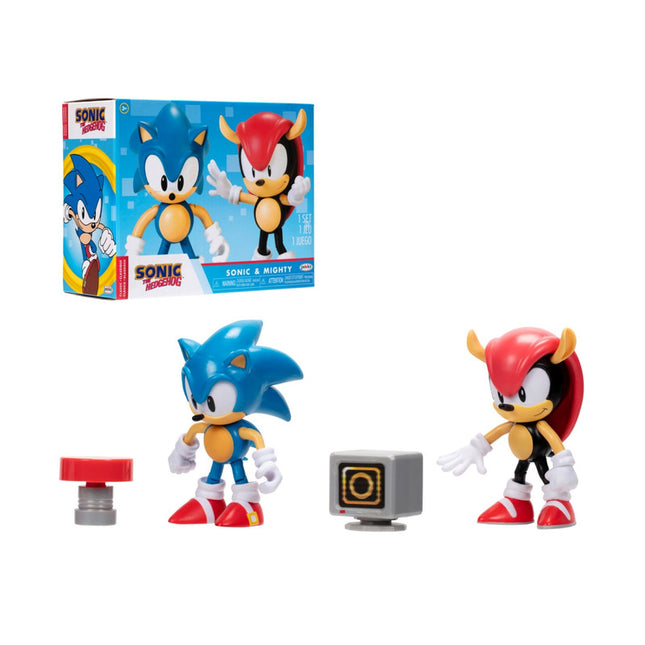 PACK 2 FIGURAS DE 10 CMS - SONIC & CLASSIC MIGHTY