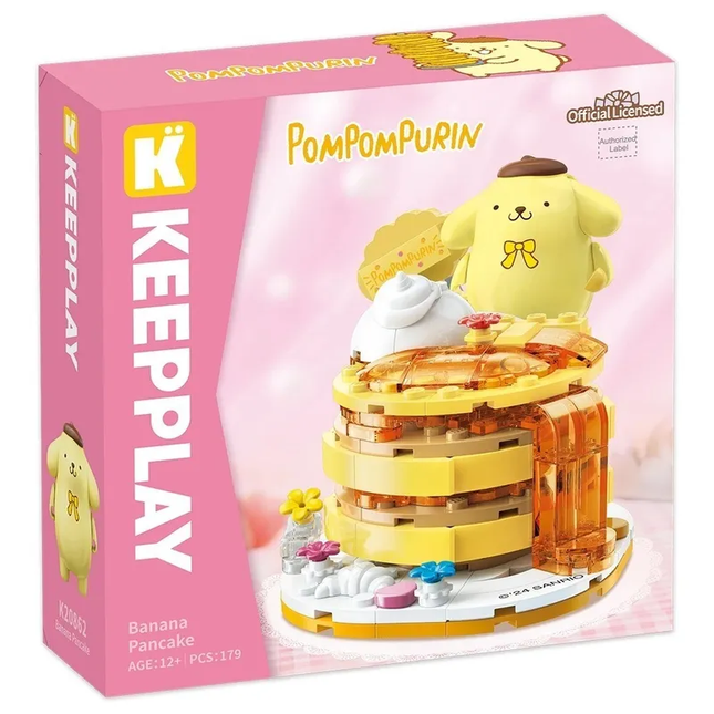 Pompompurin Panqueque de platano Bloques de Construcción 179 pcs