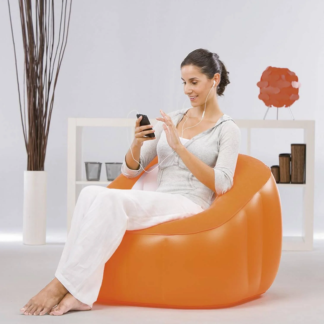 Sillón Inflable Comfi Cube 74Cm X 74Cm X 64Cm