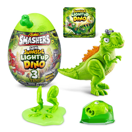 MINI HUEVO SMASHERS JURASSIC CON LUCES