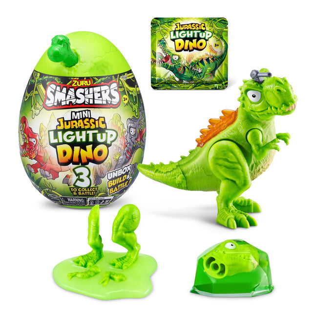 MINI HUEVO SMASHERS JURASSIC CON LUCES